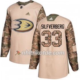 Anaheim Ducks Trikot Jakob Silfverberg 33 Adidas 2017-2018 Camo Veterans Day Practice Authentic - Herren